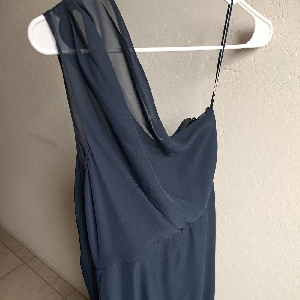 Navy Blue Birdy Grey Brand Bridesmaid Dress